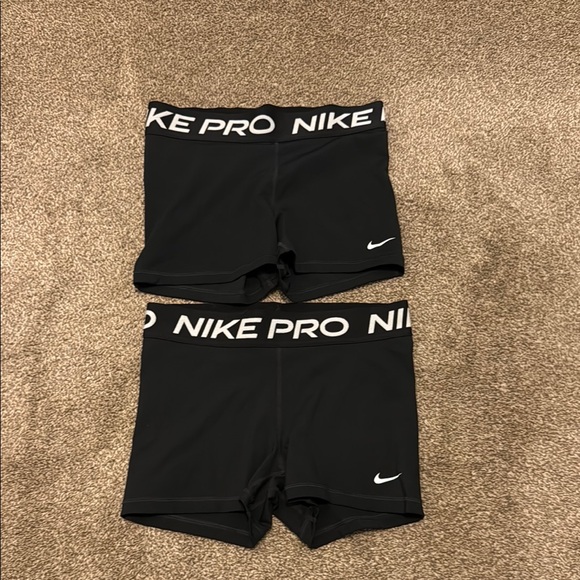 Nike Black Athletic Shorts BOTH INCLUDED - Picture 1 of 4